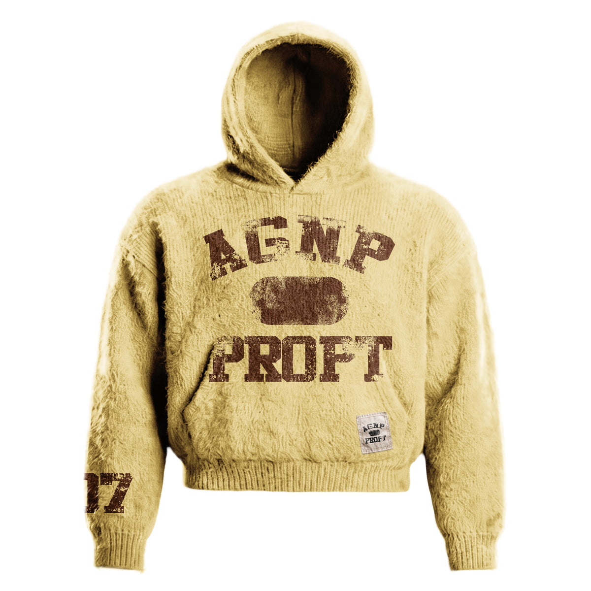 AGNP Proft Fur Hoodie – Mustard