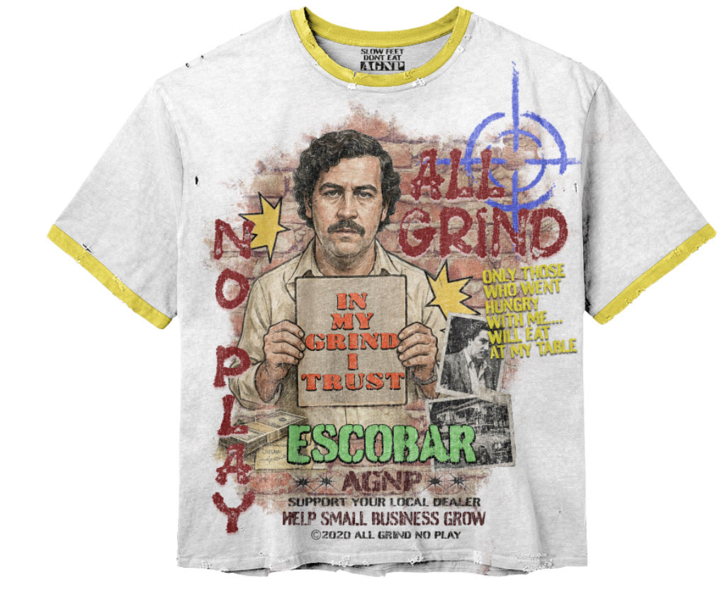All Grind Ringer Tee – Yellow